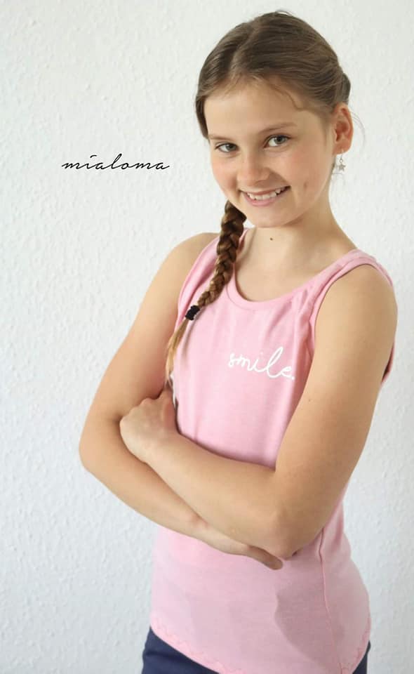 deine Lucy - Top - Tanktop - Kinder - Nähanleitung - Schnittmuster - eBook - meine Herzenswelt