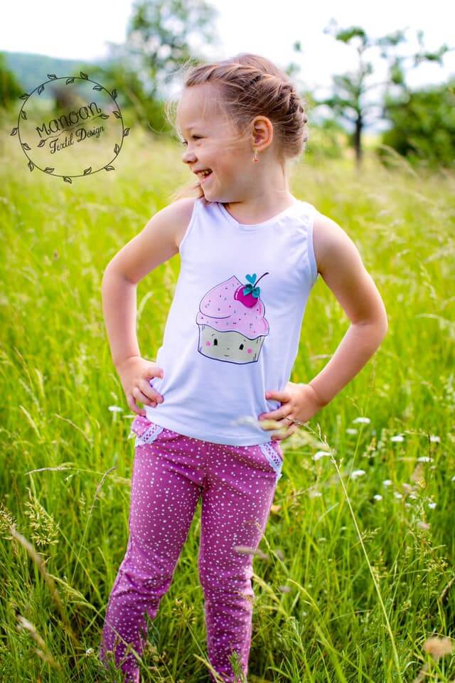 deine Lucy - Top - Tanktop - Kinder - Nähanleitung - Schnittmuster - eBook - meine Herzenswelt