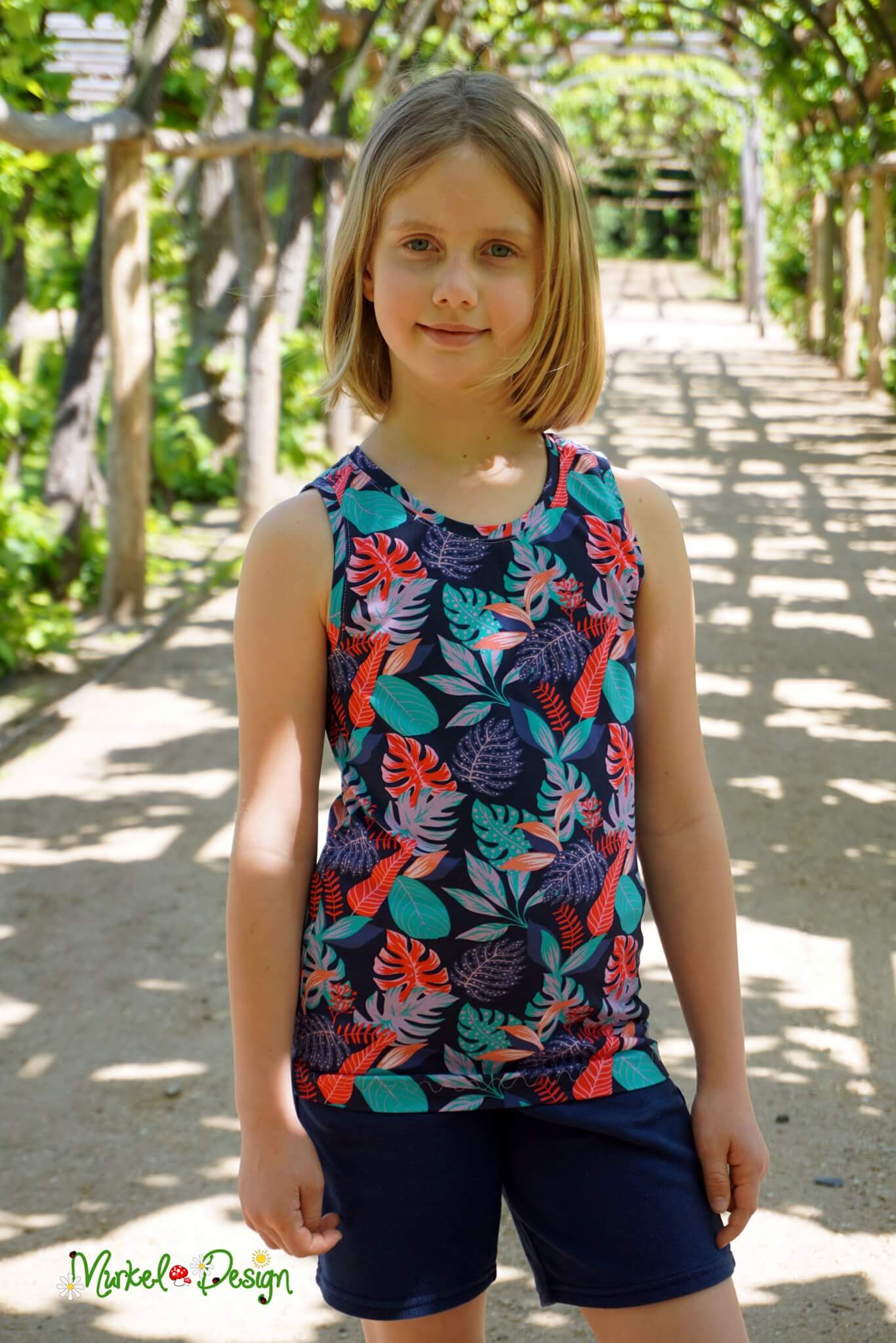 deine Lucy - Top - Tanktop - Kinder - Nähanleitung - Schnittmuster - eBook - meine Herzenswelt