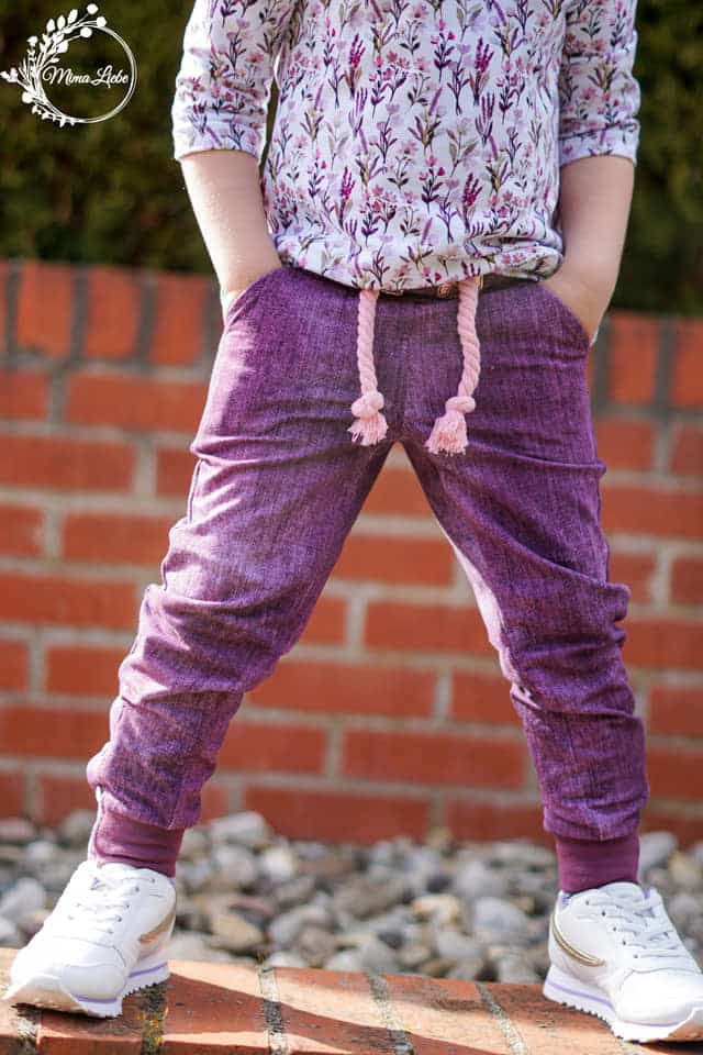 deine Abby - Sweathose - Kinder - Schnittmuster - Nähanleitung - Meine Herzenswelt