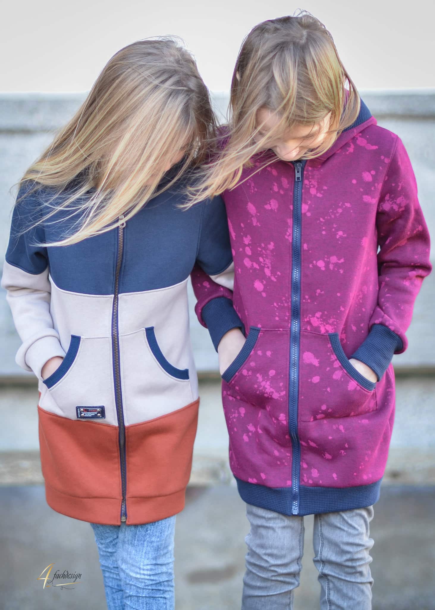 deine Clara - Sweatjacke - Kinder - Schnittmuster - Nähanleitung - eBook