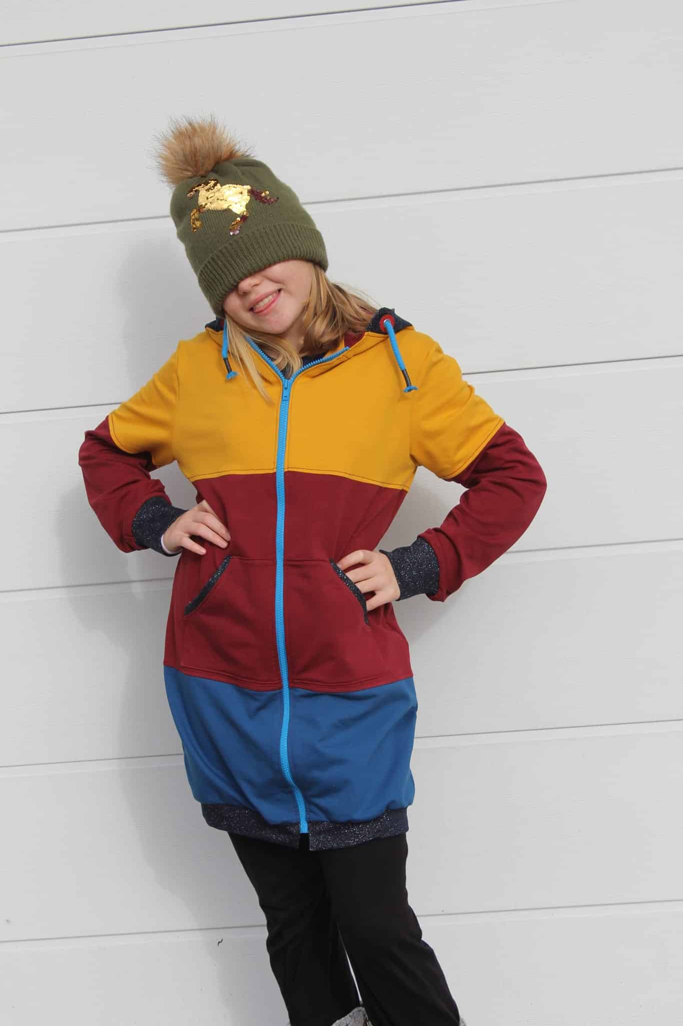 deine Clara - Sweatjacke - Kinder - Schnittmuster - Nähanleitung - eBook