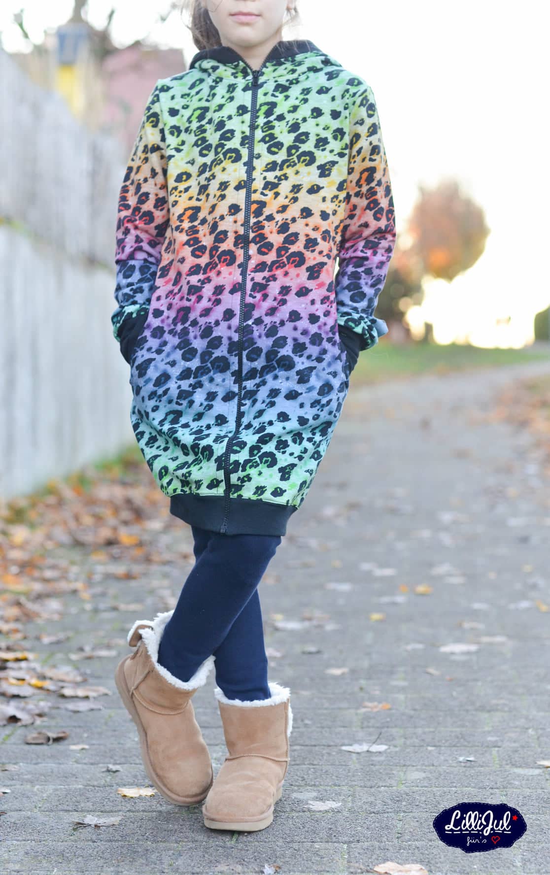 deine Clara - Sweatjacke - Kinder - Schnittmuster - Nähanleitung - eBook