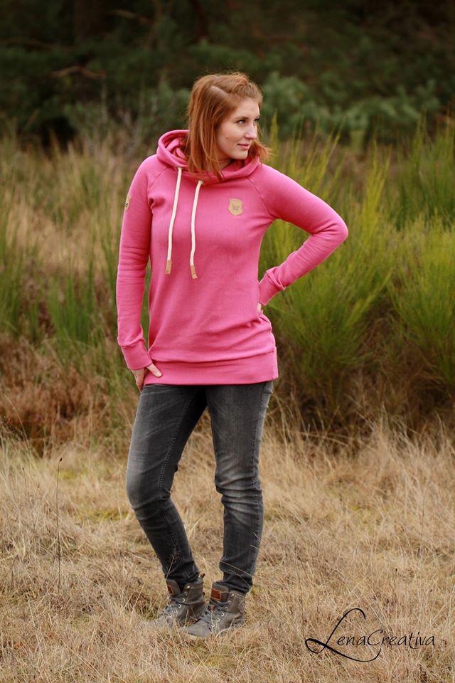 Hoodie für Damen Schnittmuster Vanja - Pullover - Nähen - Meine Herzenswelt