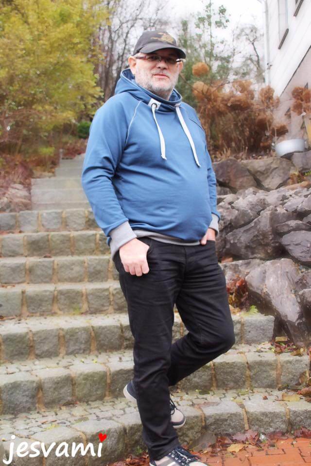sein Vanco - Hoodie/Sweater - Herren - Nähanleitung - Schnittmuster - Meine Herzenswelt