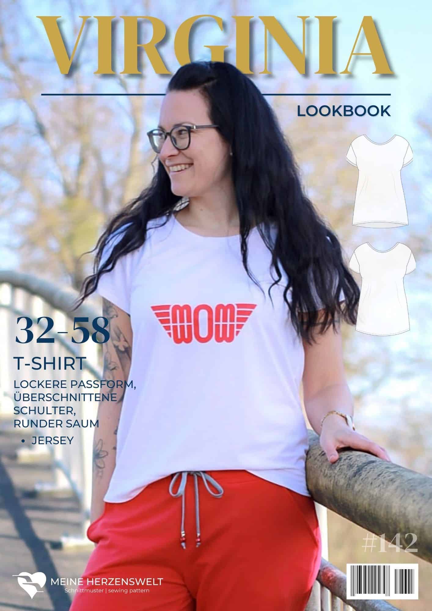 L142 Lookbook Virginia Schnittmuster Tshirt Damen