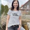 Vivien Freebook Schnittmuster Newsletter Meine Herzenswelt Shirt für Damen Conny Mislinger