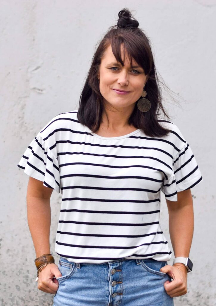 schnittmuster rüschenshirt fuer damen von meine herzenswelt