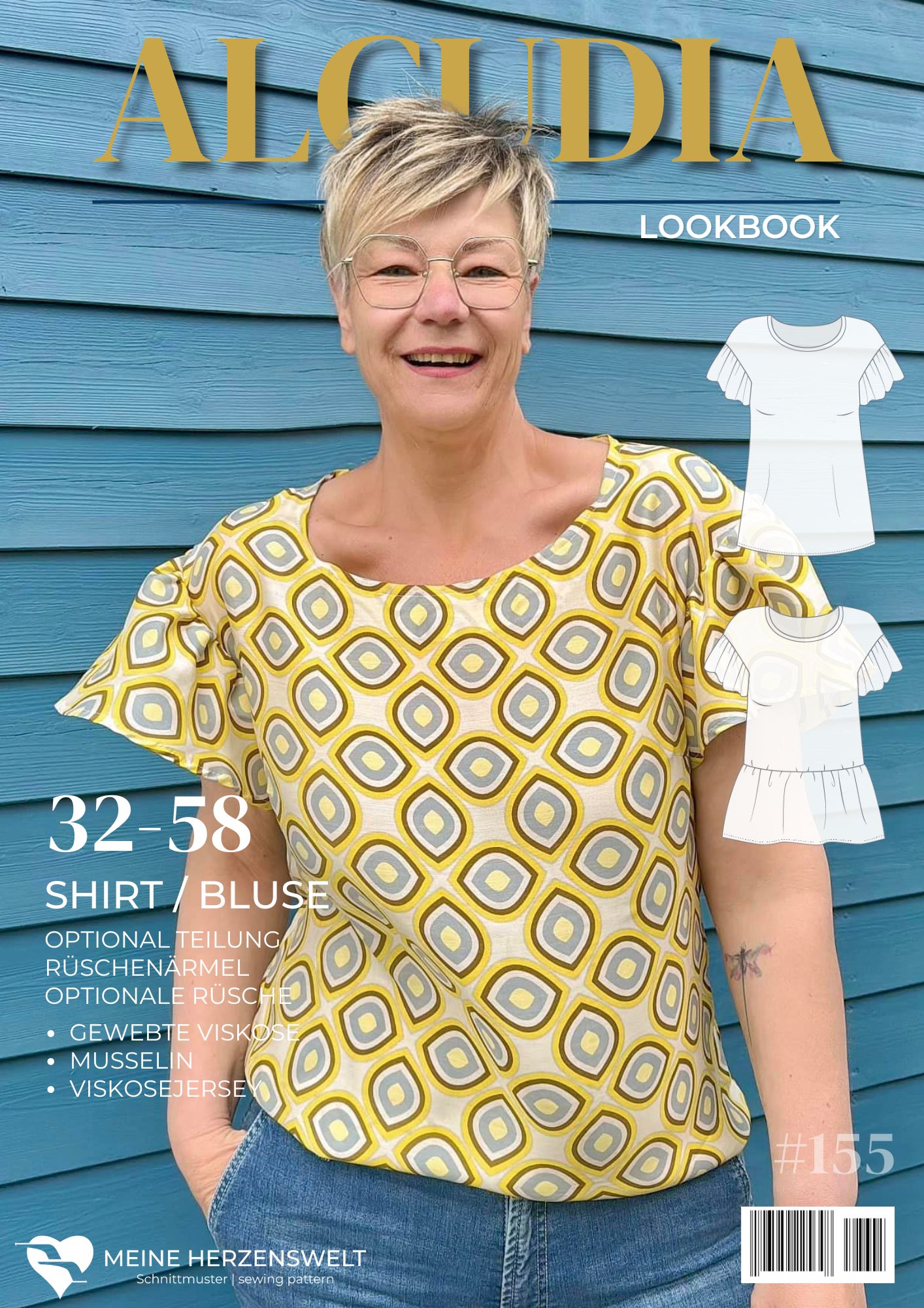 L153 Lookbook Alcudia Schnittmuster Shirt Damen