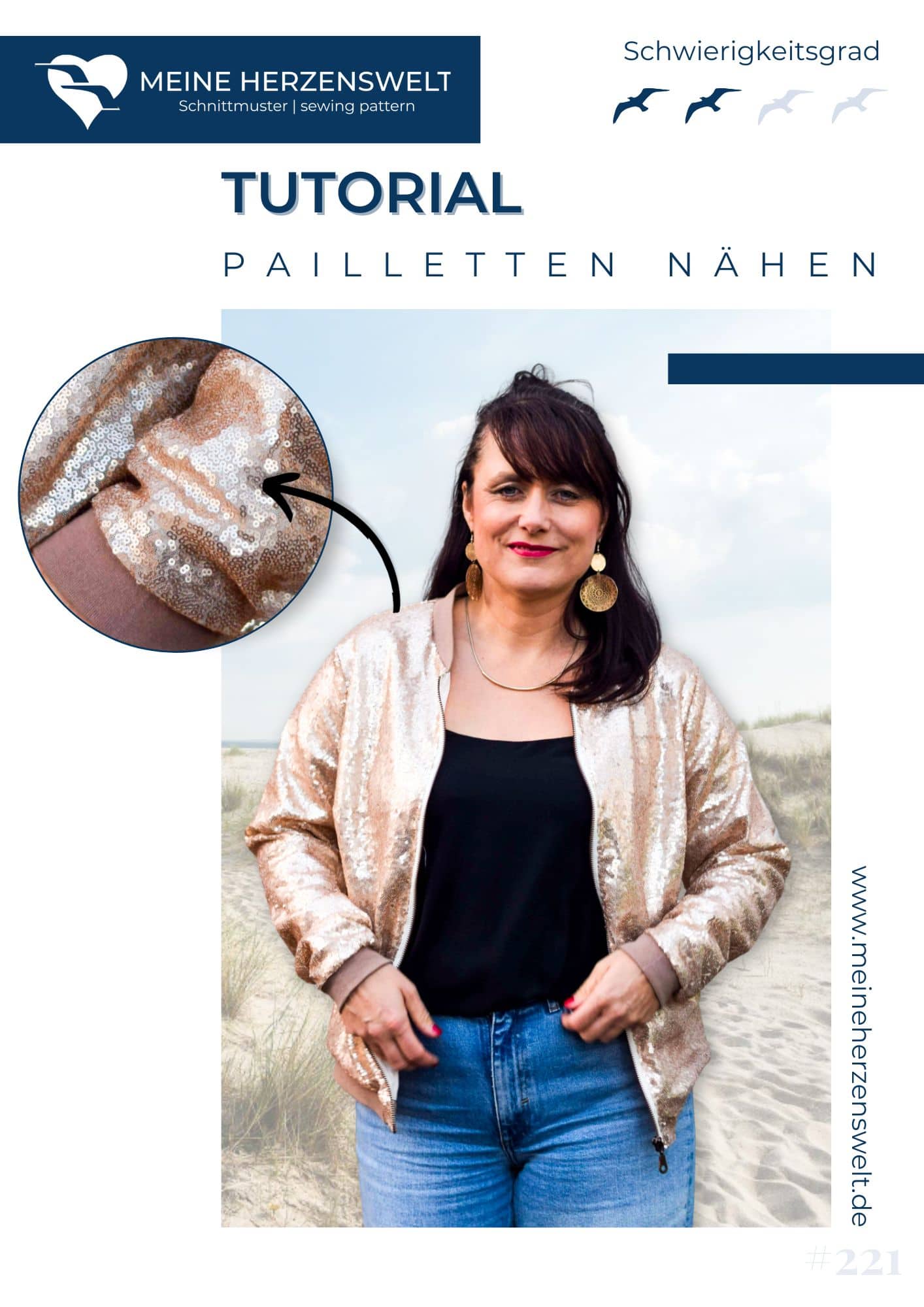 T221 Titelbild Tutorial Pailletten