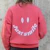 meine Herzenswelt Hoodie Kinder Teenie Plott Smiley Just Smile Be Happy whatever B Marlen Wolff