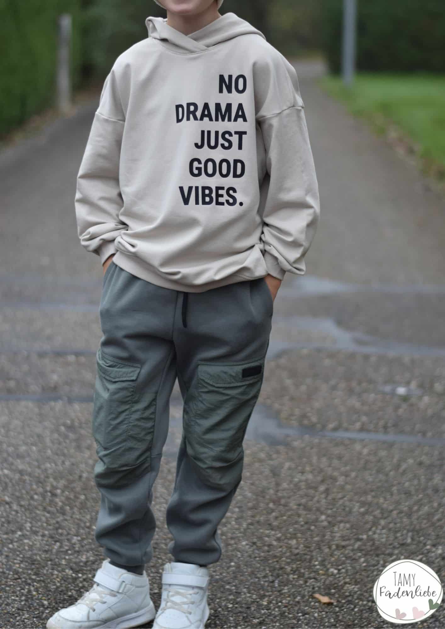 meine Herzenswelt Hoodie Kinder Teenie Vibes Plott bevor du fragst nö Tamy Ha