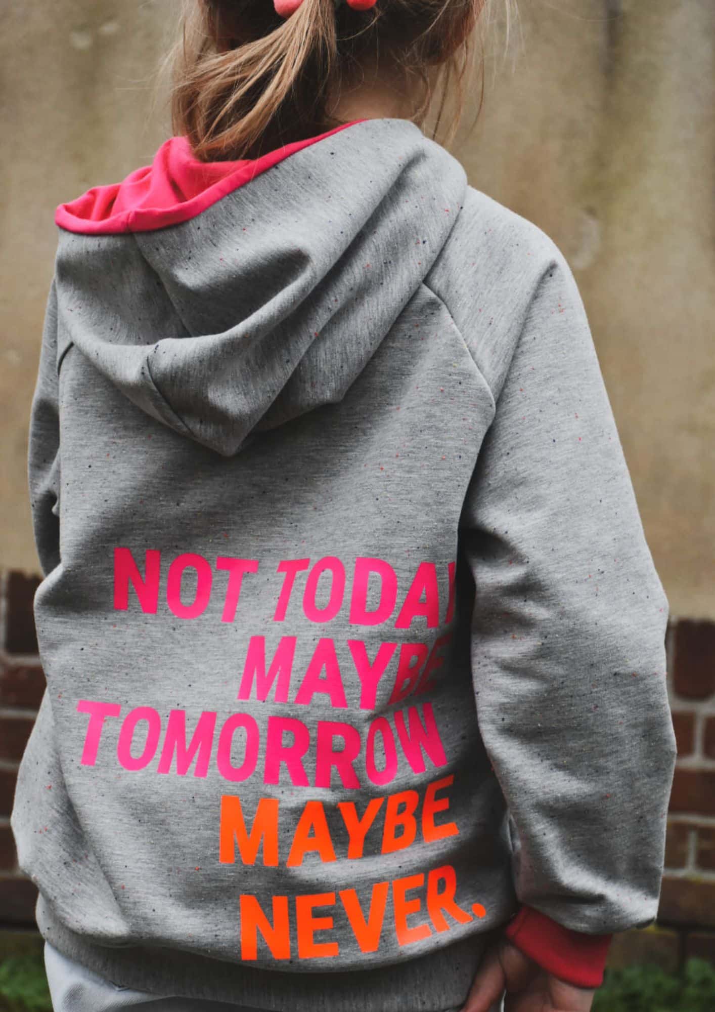 meine Herzenswelt Hoodie Kinder Teenie Vibes Plott bevor du fragst nö Franzi Neu