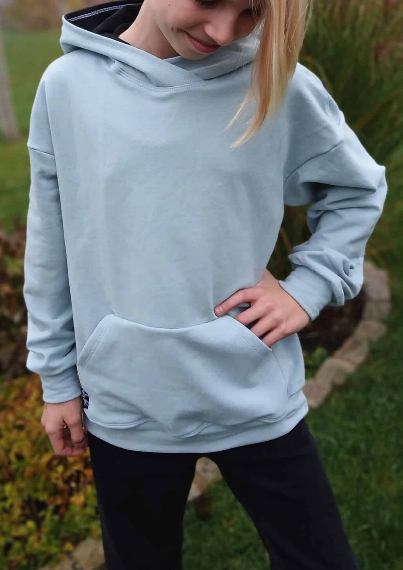 naehanleitung von meine herzenswelt hoodie für kinder boston Kathrin Laura