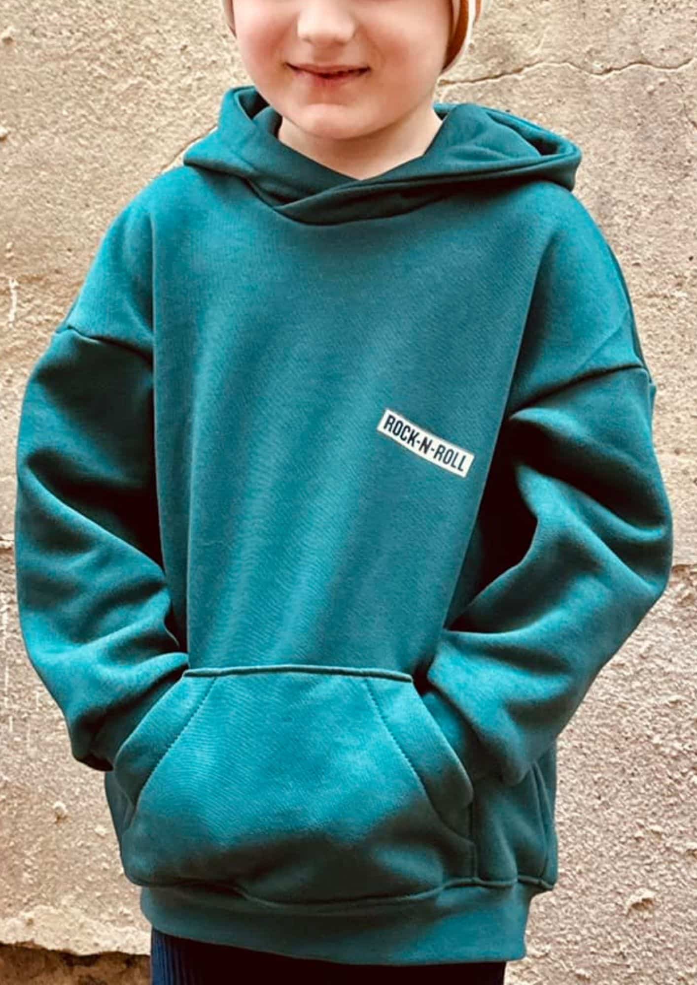 naehanleitung von meine herzenswelt hoodie für kinder boston Katinka Bre