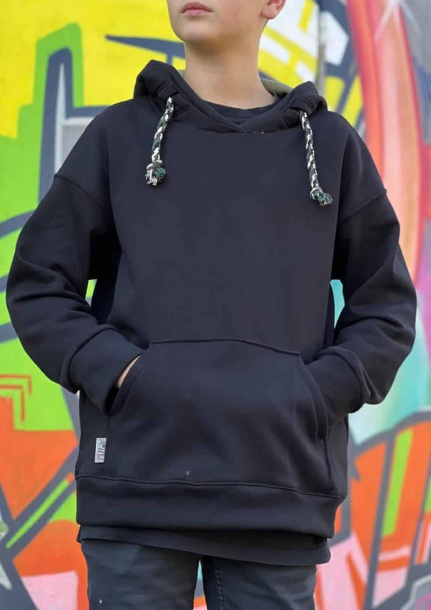 naehanleitung von meine herzenswelt hoodie für kinder boston Daniela He