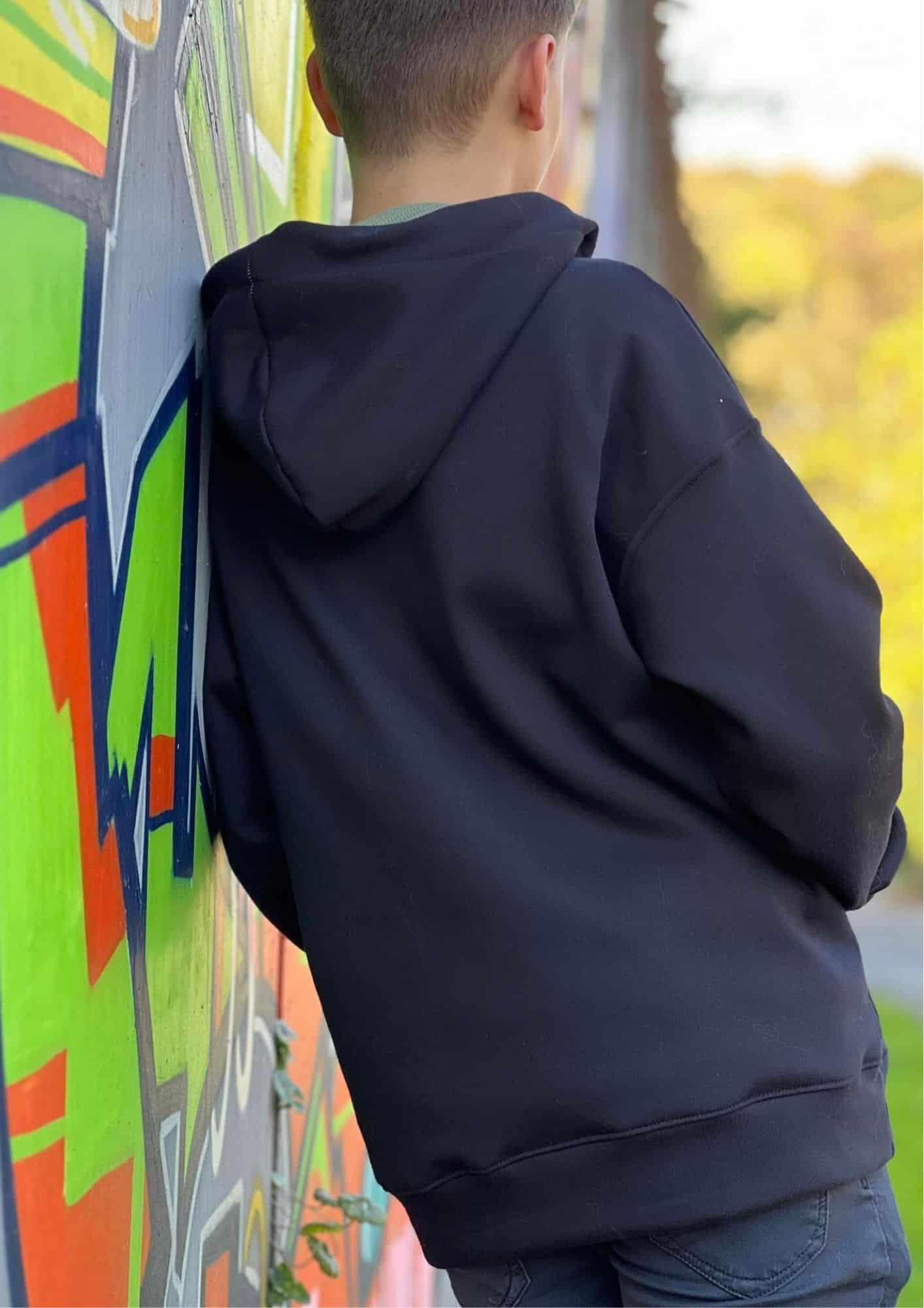 naehanleitung von meine herzenswelt hoodie für kinder boston Daniela He1