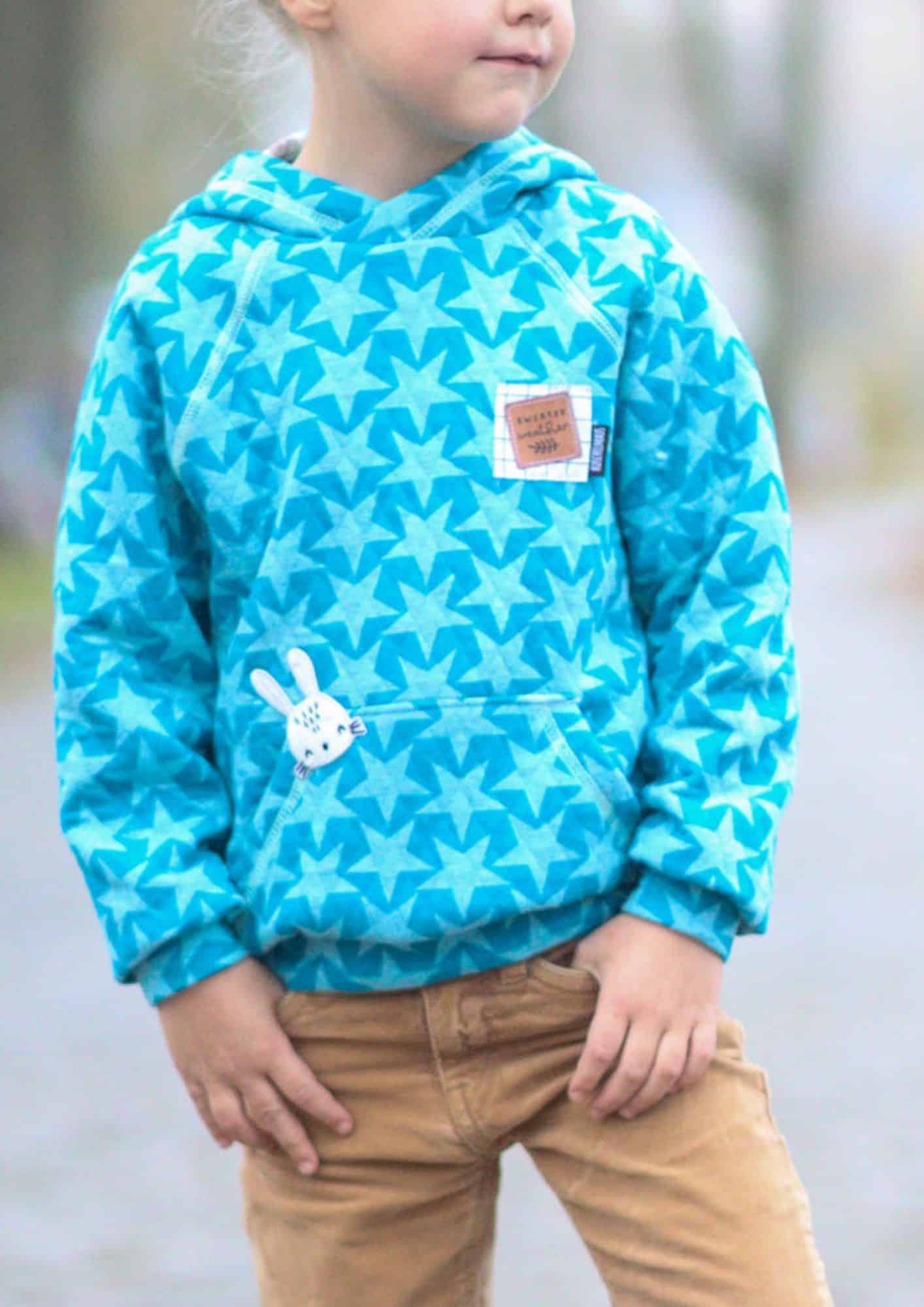 naehanleitung von meine herzenswelt hoodie für kinder denver Steffi Jarchow