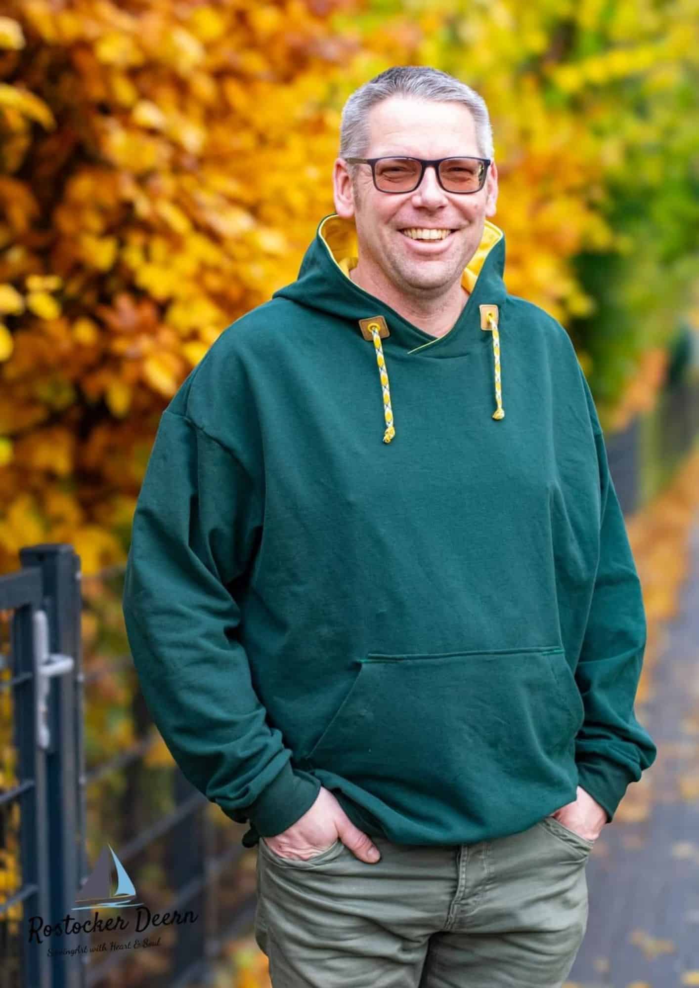 naehanleitung meine herzenswelt oversizehoodie für herren boston nicole völz