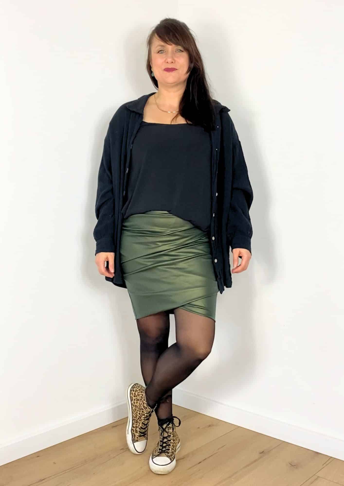 Rock nähen für Anfänger - einfachen Rock Nähen - schnellster Rock der Welt - Schnittmuster - Nähen für Anfänger - meine Herzenswelt - Nähanleitung Rock