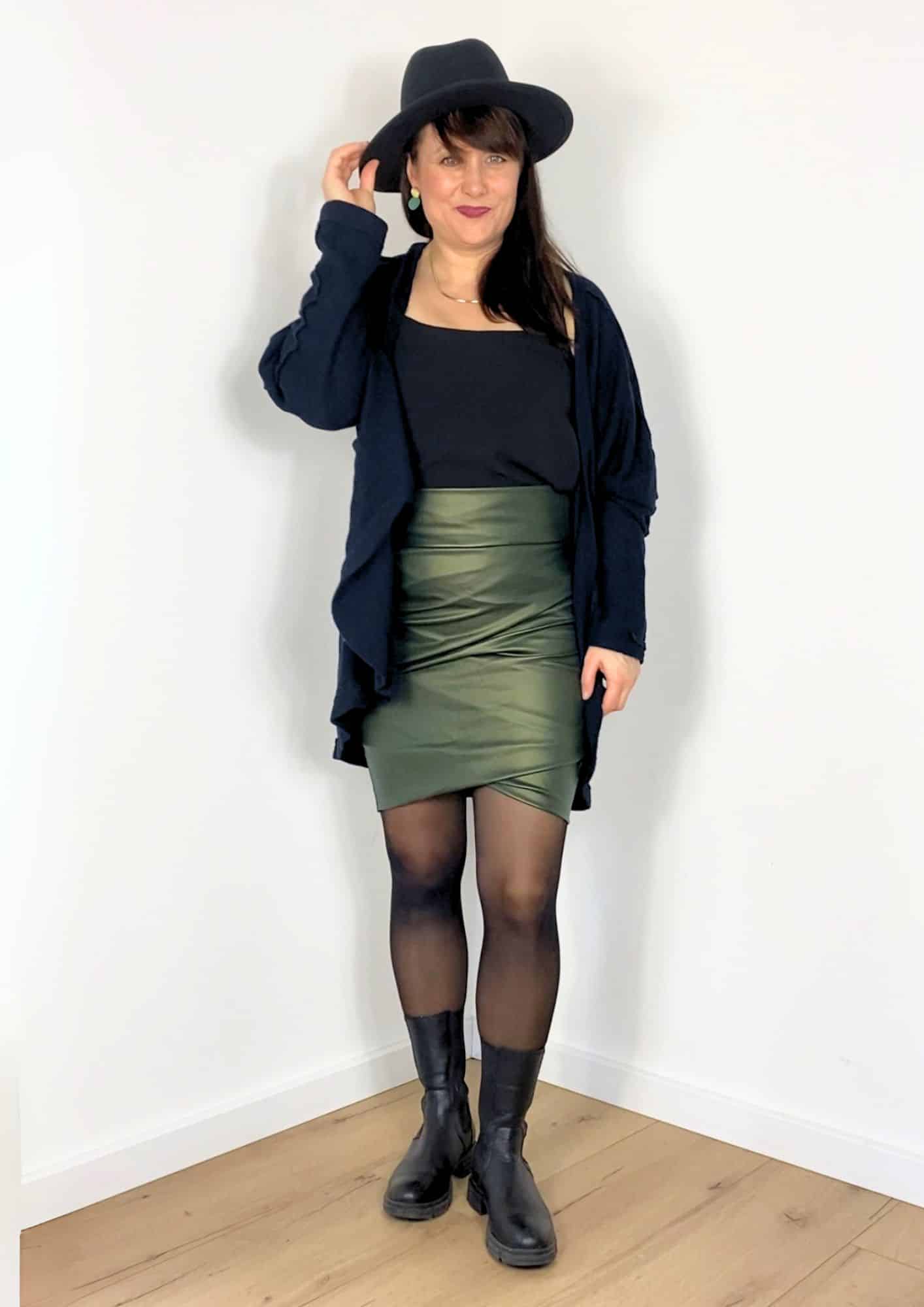 Rock nähen für Anfänger - einfachen Rock Nähen - schnellster Rock der Welt - Schnittmuster - Nähen für Anfänger - meine Herzenswelt - Nähanleitung Rock