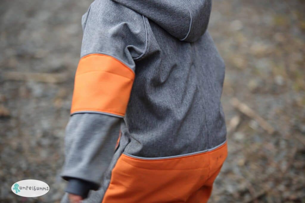 Softshellanzug für Kinder nähen - Outdooroverall - Schnittmuster - Sandra Heinlien - Matschanzug