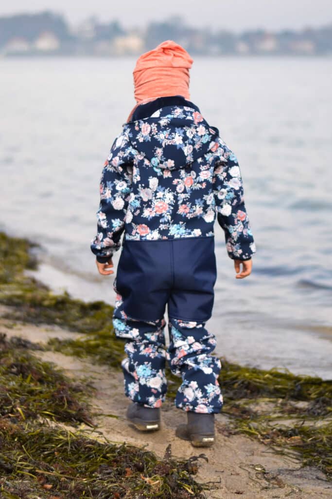 Softshellanzug Nähen für Kinder - Outdooroverall - Softshelloverall - Schnittmuster - Meine Herzenswelt