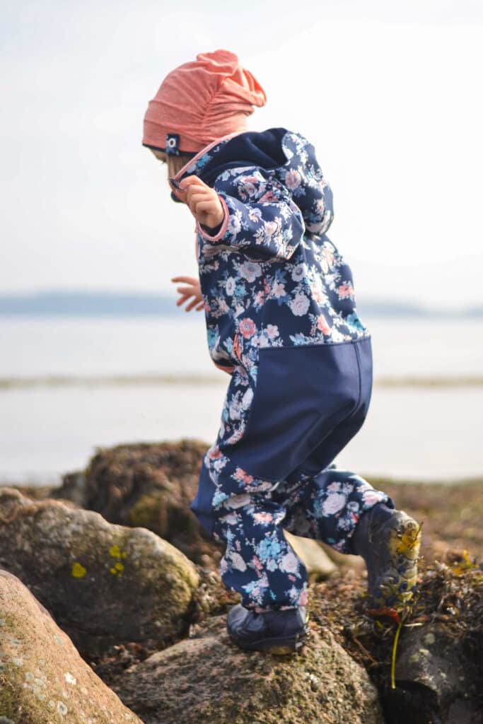 Softshellanzug Nähen für Kinder - Outdooroverall - Softshelloverall - Schnittmuster - Meine Herzenswelt