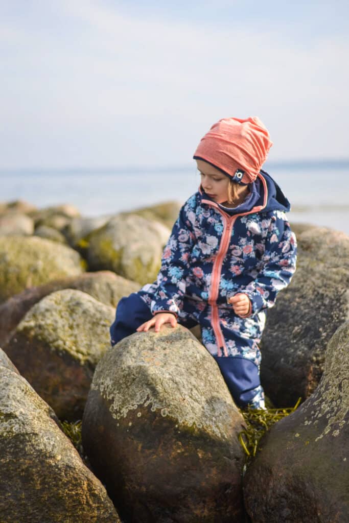 Softshellanzug Nähen für Kinder - Outdooroverall - Softshelloverall - Schnittmuster - Meine Herzenswelt