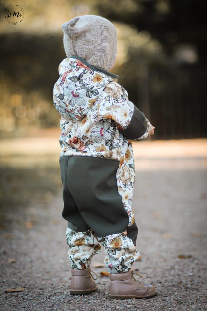 Softshellanzug für Kinder nähen - Outdooroverall - Schnittmuster - Jacqueline Schellenberg