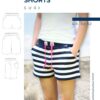 S042 Titelbild Suri Damen Schnittmuster Nähanleitung Shorts für Damen