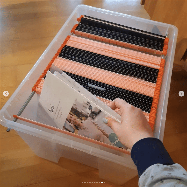 Schnittmusteraufbewahrung mit Ikea - Hack - Tipp - Schnittmuster aufbewahren - Ordnung im Nähzimmer - Meine Herzenswelt - Nicole Behrendt - Jackenhüter