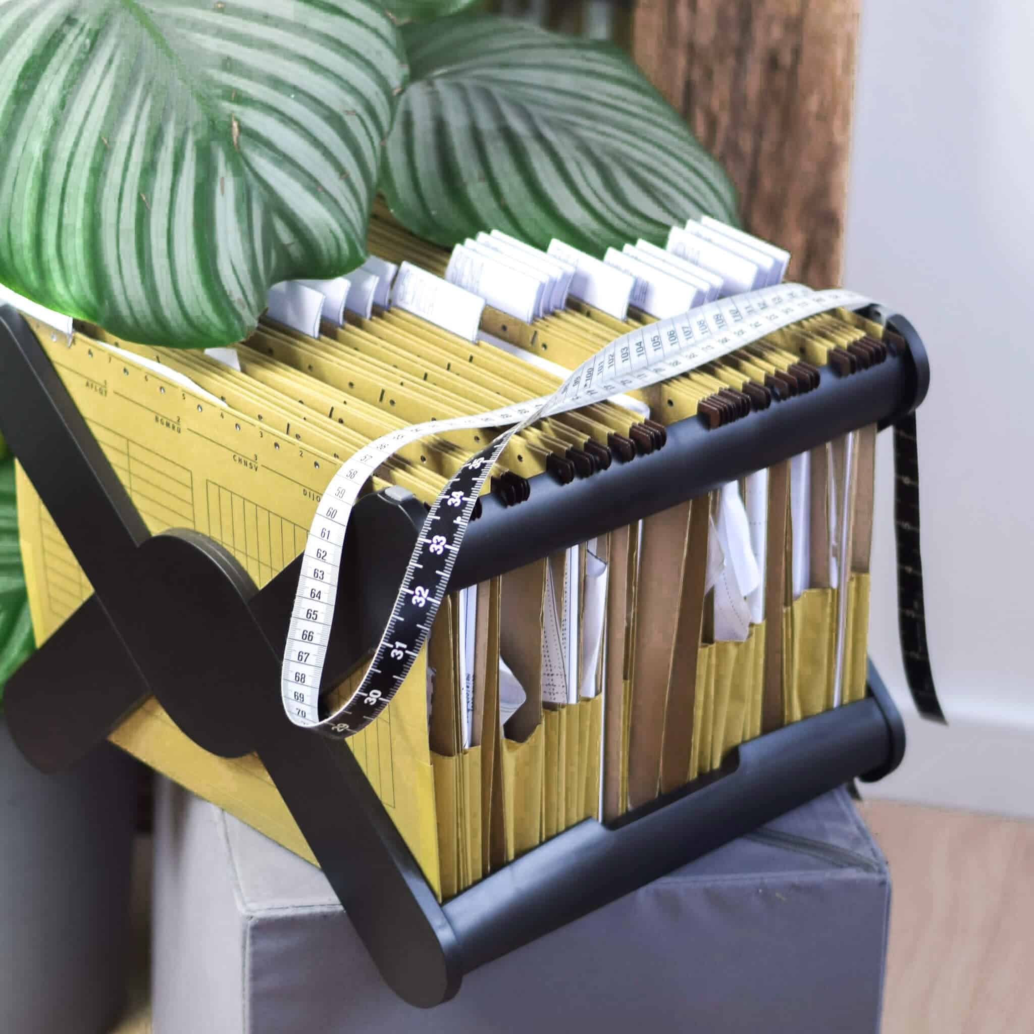 Schnittmusteraufbewahrung - Aufbewahrung Schnittmuster - Schnittmusteraufbewahrung mit Ikea - Ordnung im Nähzimmer - Meine Herzenswelt