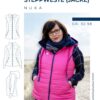 S035 Titelbild Nuka Steppweste Steppjacke für Damen Schnittmuster Nähen Meine Herzenswelt