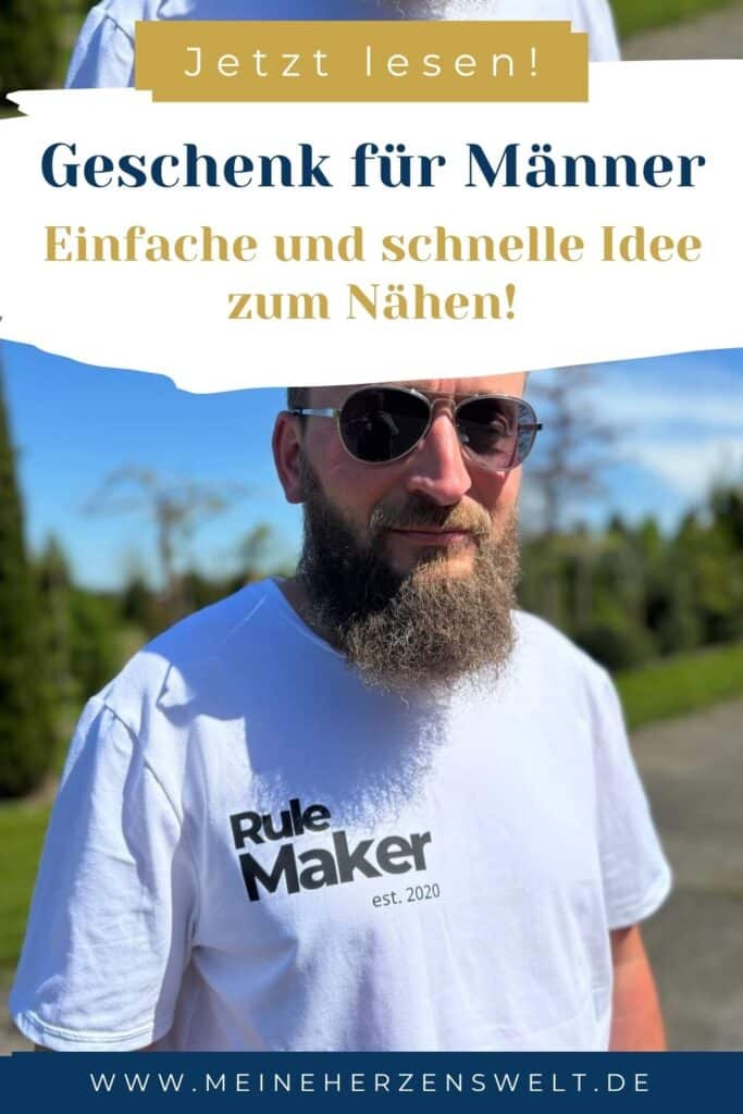25 19 Vatertagsgeschenk nähen Pinterest Pins Geschenk für Männer nähen Meine Herzenswelt (18)