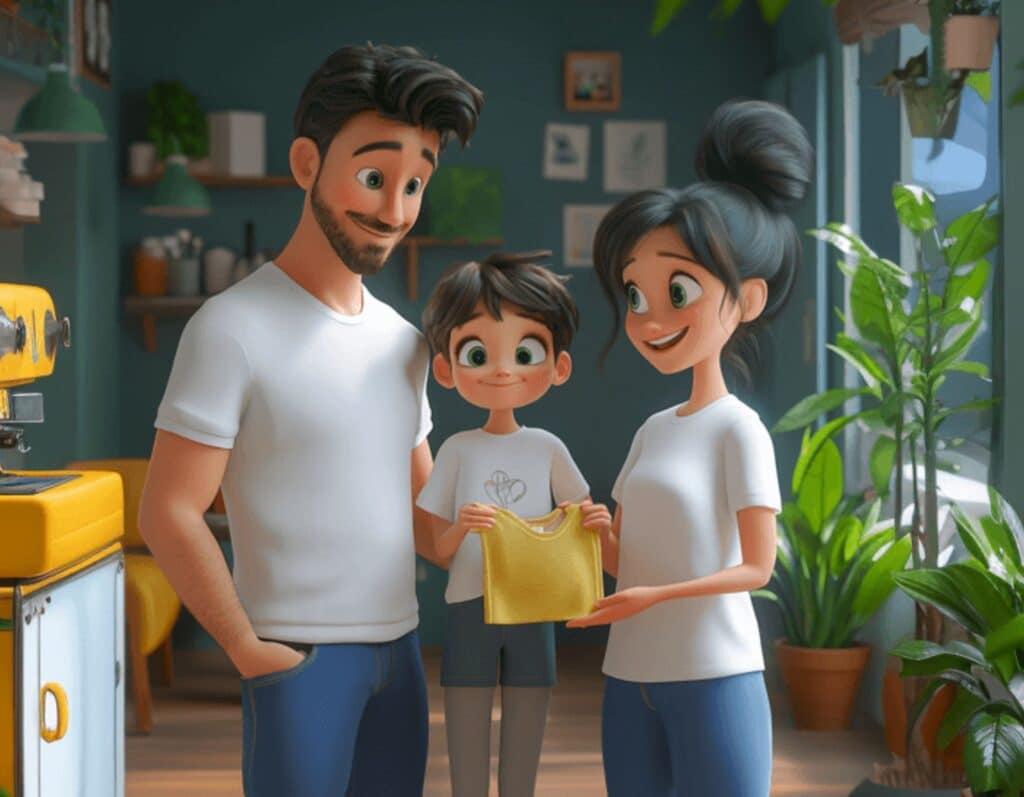 25 19 Blog Nähen mit Kindern Tipps und Tricks Meine Herzenswelt TShirt Seattle Vatertagsgeschenk nähen Geschenk für Vater nähen (2)