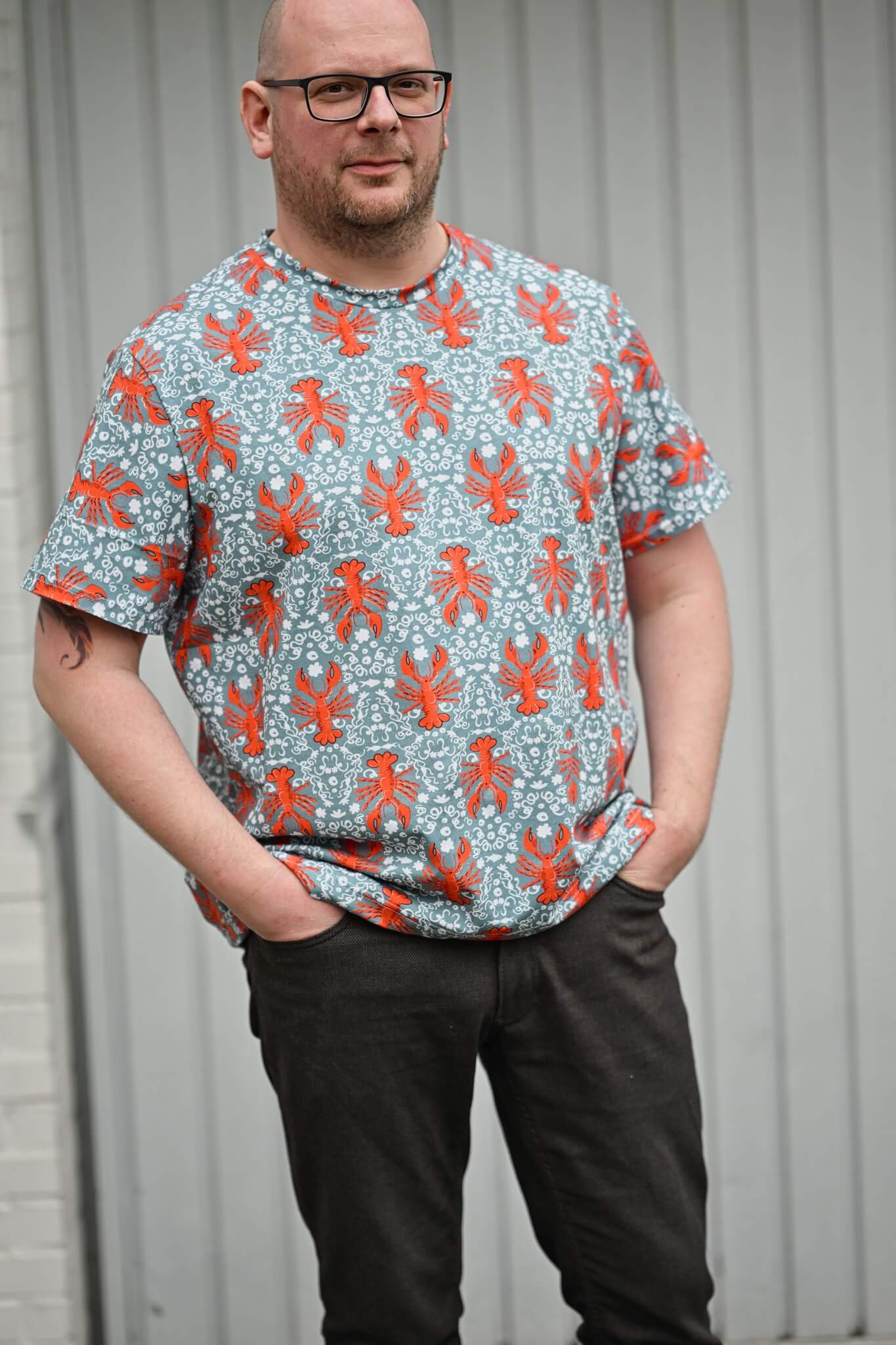 Tshirt für Herren - Shirt Männer - Schnittmuster - Sein Seattle - Nähen - Meine Herzenswelt - Karolina Trojok