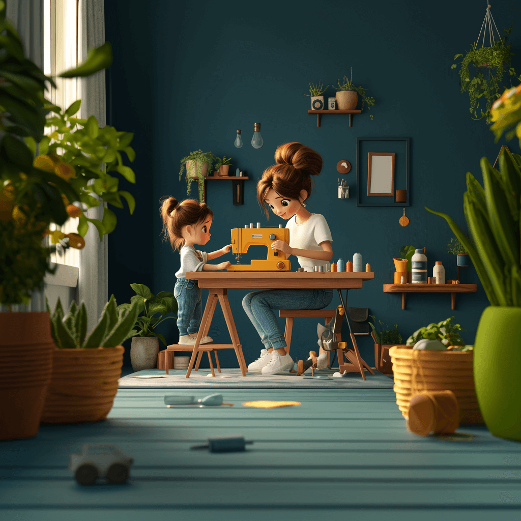 Nähen mit Kindern Tipps und Tricks Geschenke nähen Schnittmuster Meine Herzenswelt 3DKKW