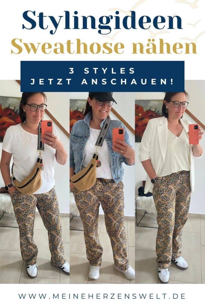 25 15 Sweathose nähen Stylingideen DIY Outfit Schnittmuster Meine Herzenswelt meine Jill Kundenbeispiel