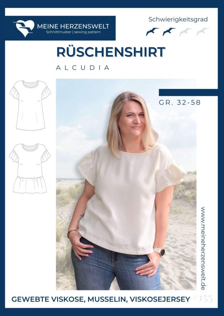 Blog perfekters T-Shirt nähen - Schnittmuster Damen Herren Kinder Meine Herzenswelt