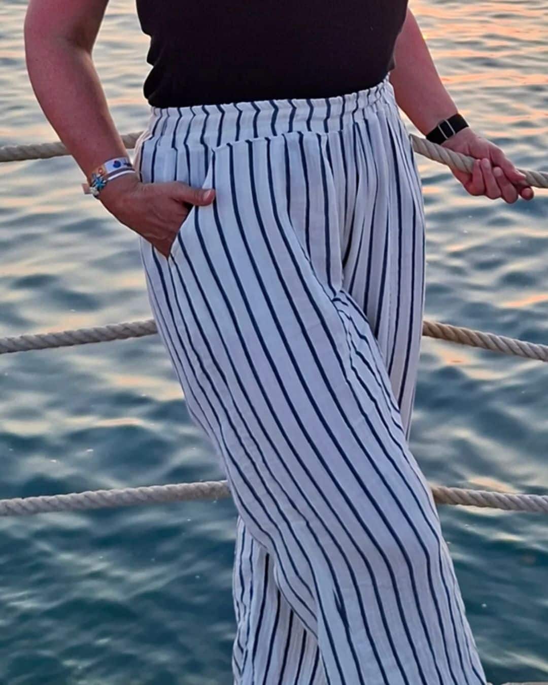 Hose aus Musselin nähen Musselinhose nähen Urlaub Sommer Schnittmuster Valetta Meine Herzenswelt (4)