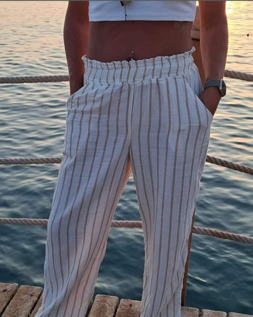 Hose aus Musselin nähen Musselinhose nähen Urlaub Sommer Schnittmuster Valetta Meine Herzenswelt (5)