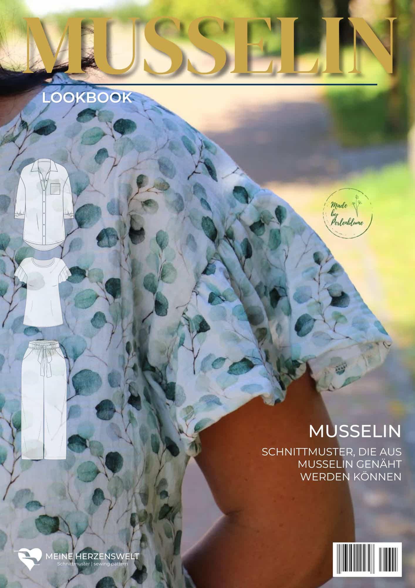 L999 - Schnittmuster aus Musselin - mit Musselin nähen - Meine Herzenwelt - Bluse - Hose - Kleid