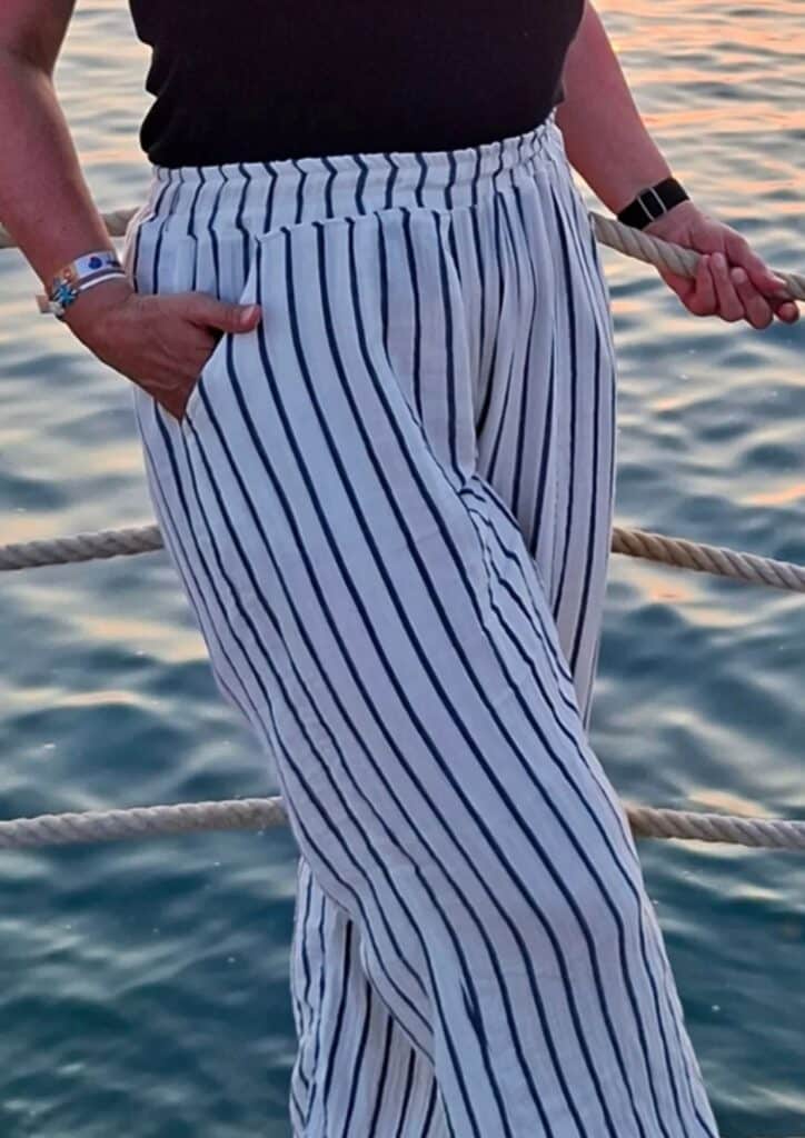 25 32 Musselin nähen Schnittmuster Culotte Palazzohose Sommerhose Valetta Musselinbluse Schnittmuster Meine Herzenswelt (15)