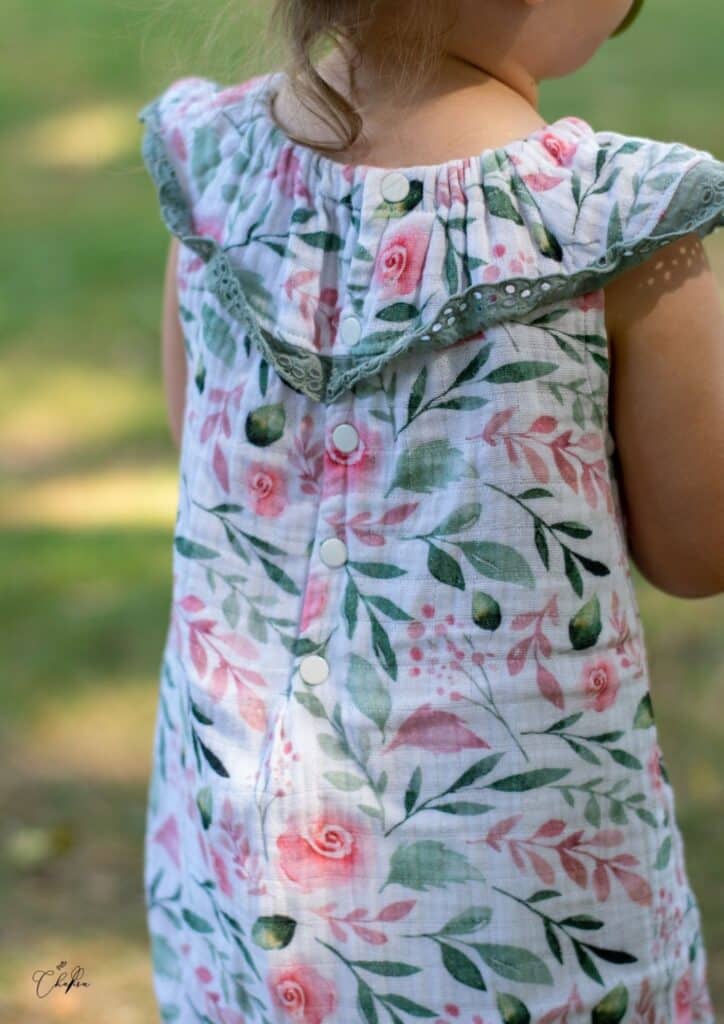 25 32 Musselin nähen Schnittmuster Jumpsuit Romper für Mädchen Kleinkinder Musselin Babys Schnittmuster Meine Herzenswelt (6)