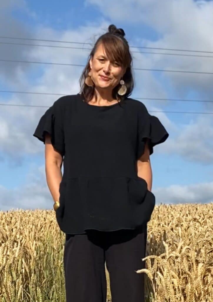 25 32 Musselin nähen Schnittmuster Rüschenshirt Alcudia Shirt Musselin Schnittmuster Meine Herzenswelt (6)