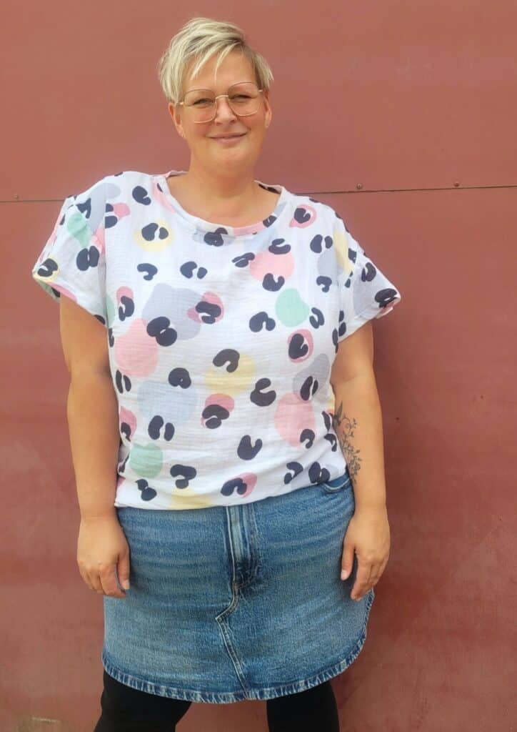 25 32 Musselin nähen Schnittmuster Rüschenshirt Alcudia Shirt Musselin Schnittmuster Meine Herzenswelt