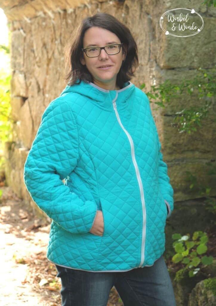 25 32 Musselin nähen Schnittmuster Steppjacke aus Musselinnähen Musselinstepper Jacke nähen aus Musselin Schnittmuster Meine Herzenswelt