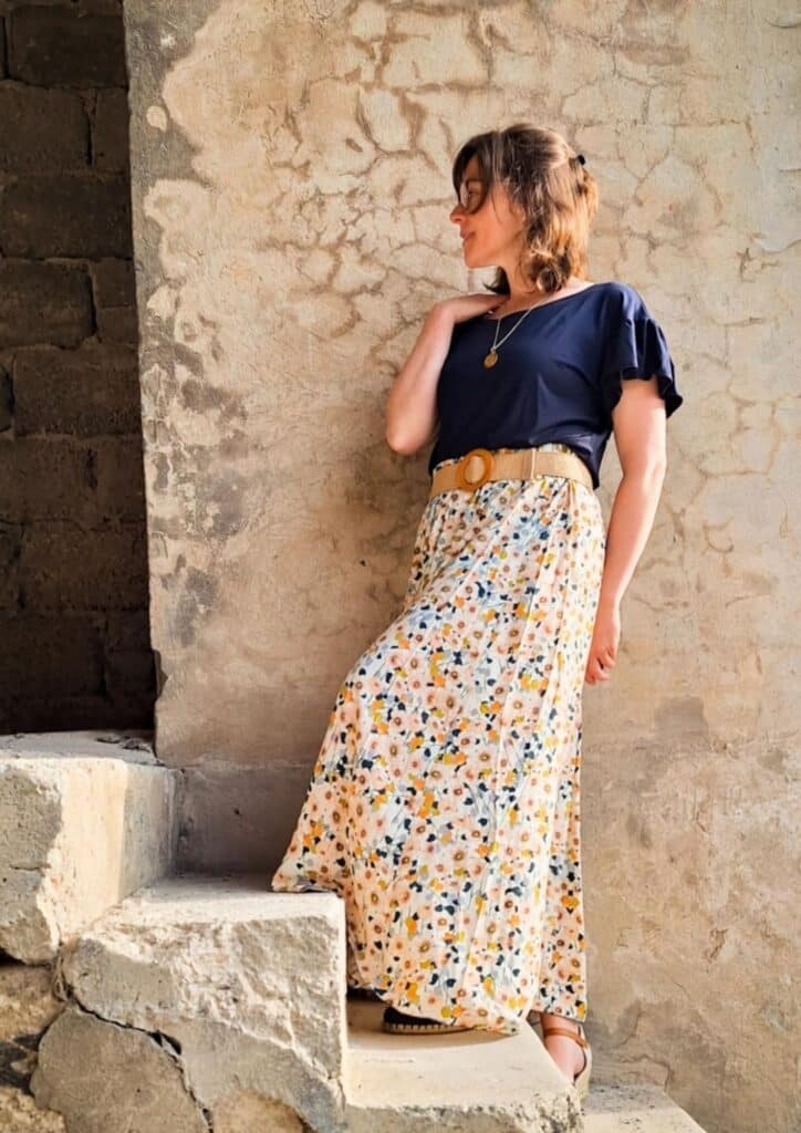 25 32 Sommeroutfit für Damen nähen Kundenbeispiel Rock, Hose und Shirt Inspiration Nähen Schnittmuster Meine Herzenswelt (2)