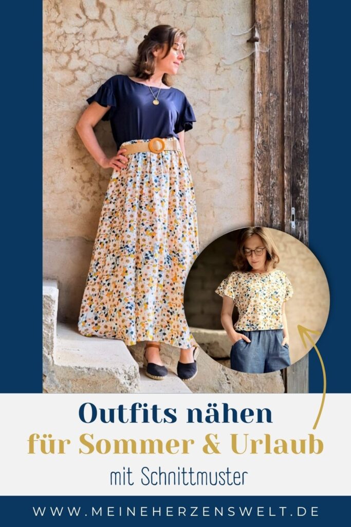 25 32 Sommeroutfit für Damen nähen Stylingideen DIY Outfit Schnittmuster Meine Herzenswelt Kundenbeispiel (6)